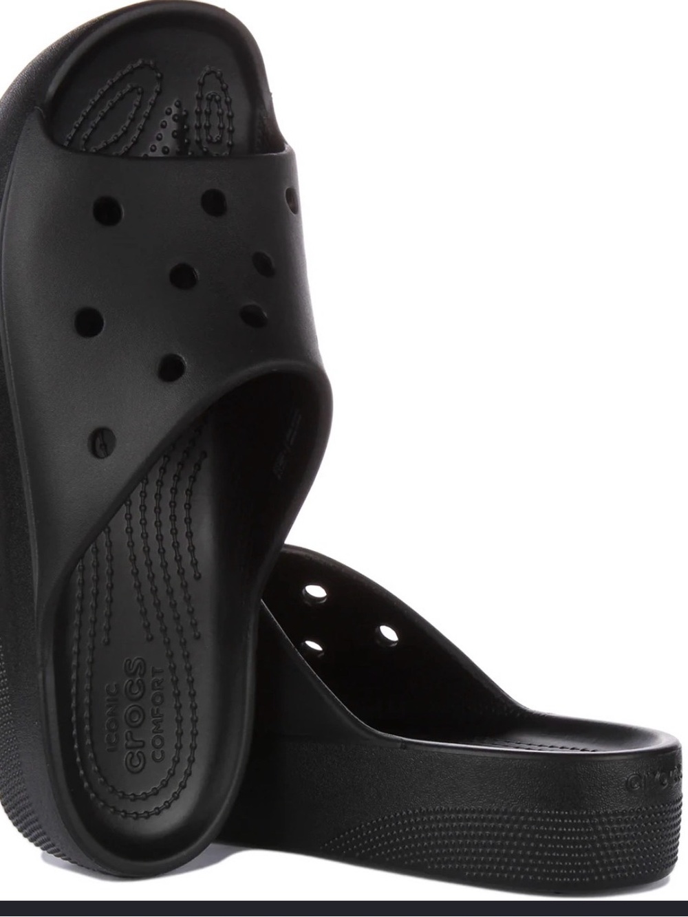 Crocs Women’s Classic Slide - Black - Size 7